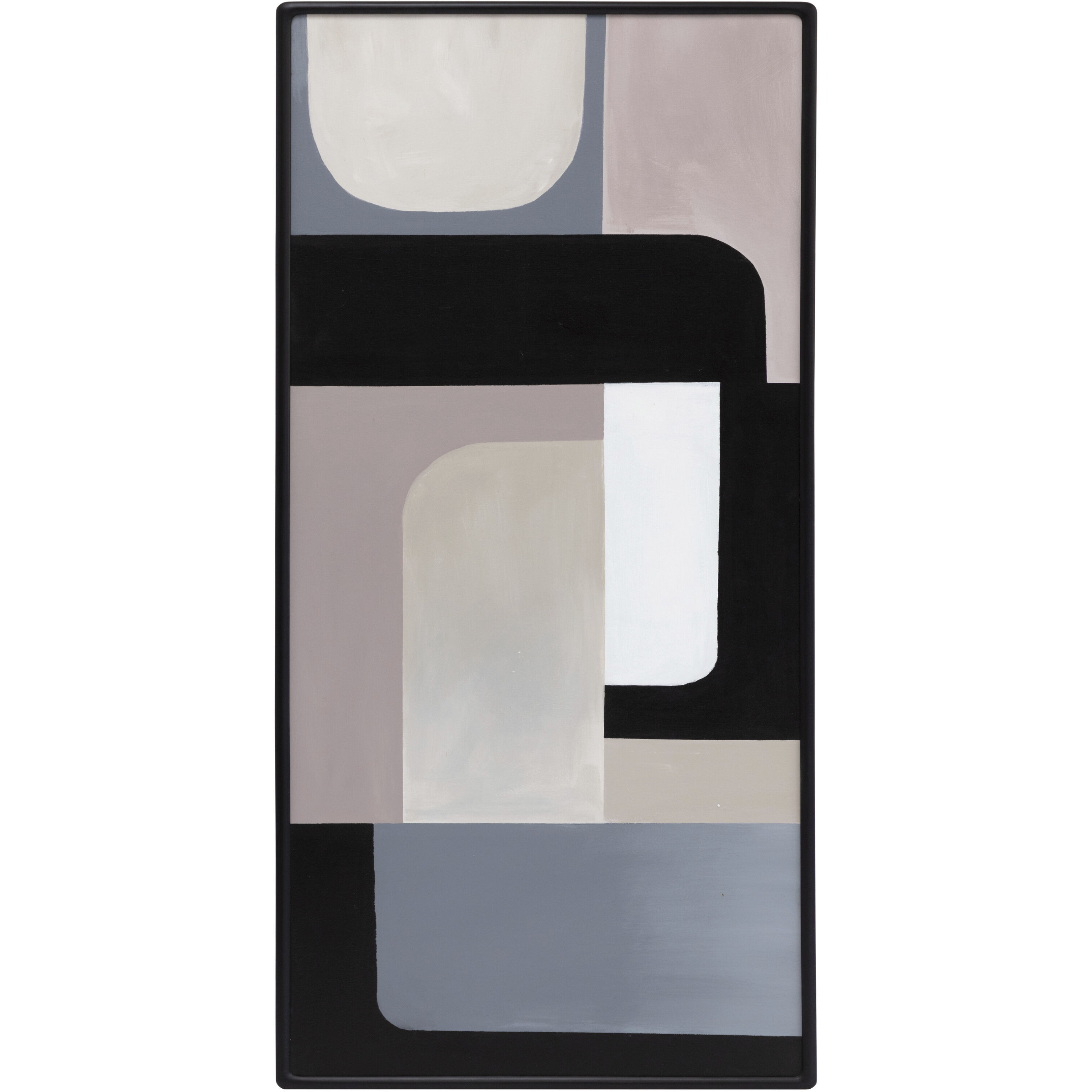 Radical Interpretation 66 X 28 inch Hand Painted Art, Set Of 3